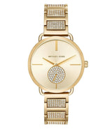 Michael Kors Portia Pave Gold Dial Ladies Watch MK3852 - Watches of Australia