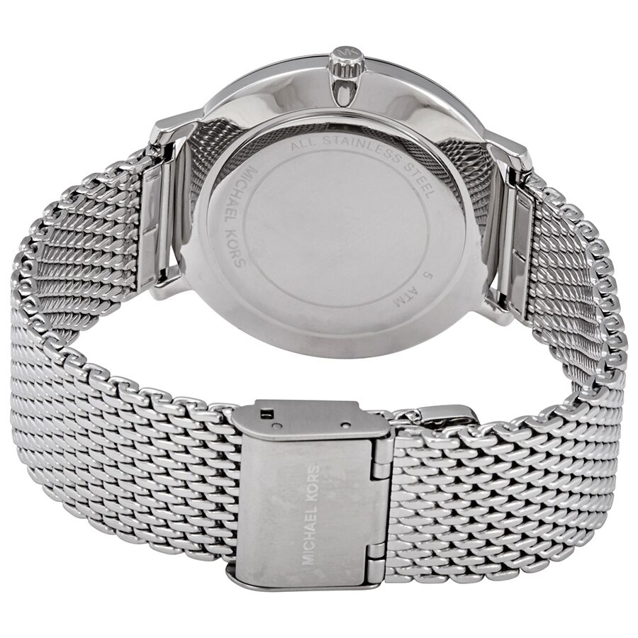 Michael Kors Pyper Quartz Crystal Silver Dial Ladies Watch MK4338