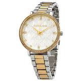 Michael Kors Pyper Quartz Crystal White Dial Ladies Watch MK4595