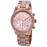 Michael Kors Ritz Pave Chronograph Crystal Ladies Watch MK6485 - Watches of Australia