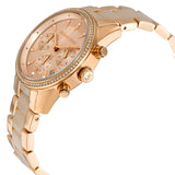Michael Kors Ritz Quartz Chronograph Rose Dial Ladies Watch MK6307