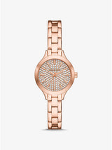 Michael Kors Rose Gold Ladies Watch - MKO1087