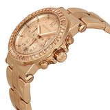 Michael Kors Rose Gold-tone Baguette Bezel Chronograph Ladies Watch MK5412 - Watches of Australia #2