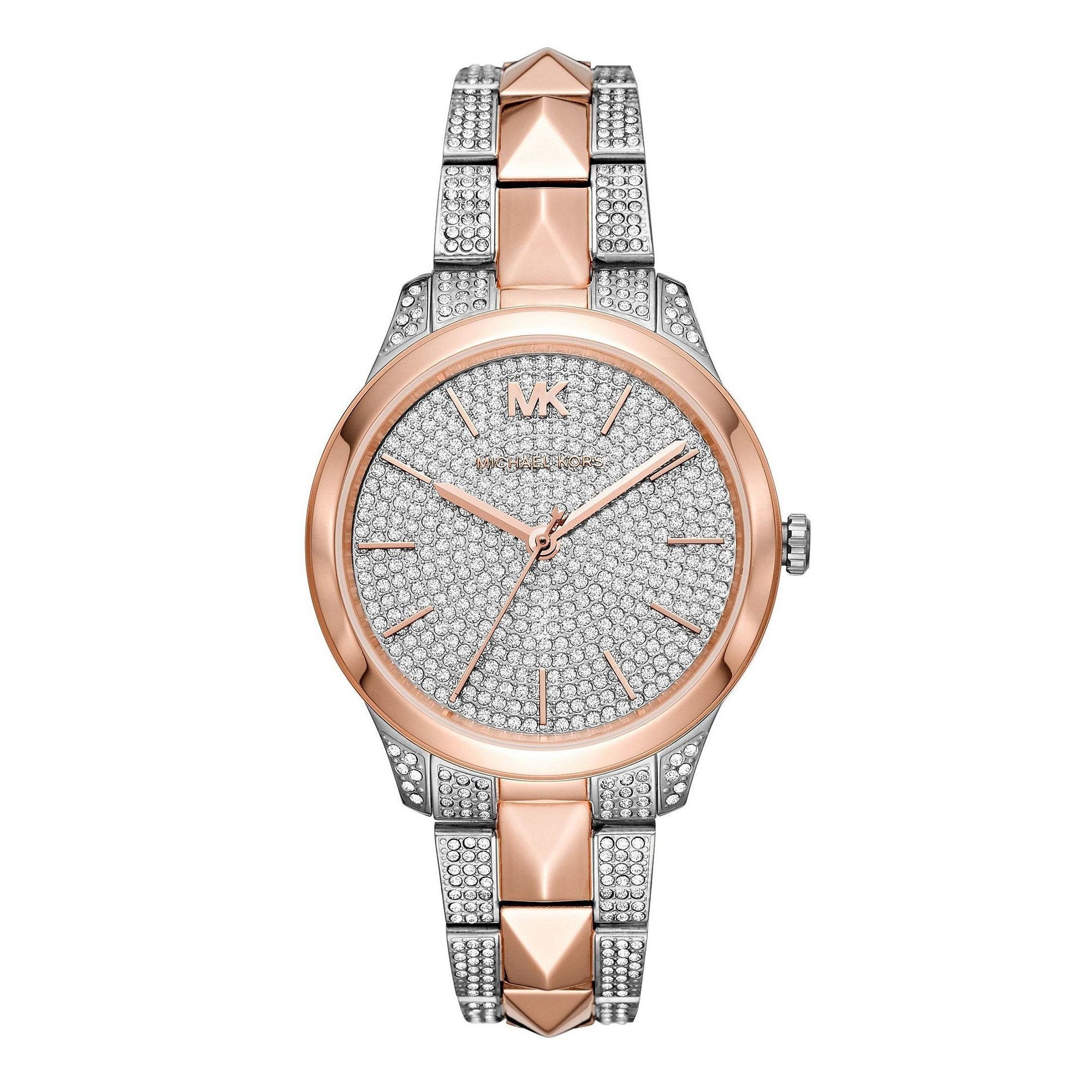 Michael Kors Runway Mercer Two Tone Women's Watch - MK6716