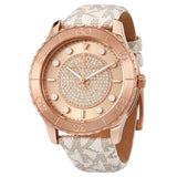Michael Kors Runway Quartz Rose Dial Ladies Watch MK6980