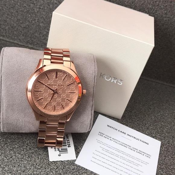 Michael Kors Runway Rose Gold Ladies Watch MK3336
