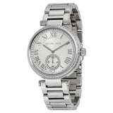 Michael Kors Skylar Silver Dial Stainless Steel Ladies Watch MK5866 - Watches of Australia