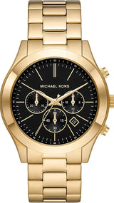 Michael Kors Slim Runway Chronograph Gold-Tone Stainless Steel Watch - MK1068