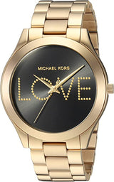 Michael Kors Slim Runway Gold Tone Women's Watch MK3803