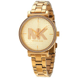 Michael Kors Sofie Quartz Crystal Gold Dial Ladies Watch MK4334 - Watches of Australia
