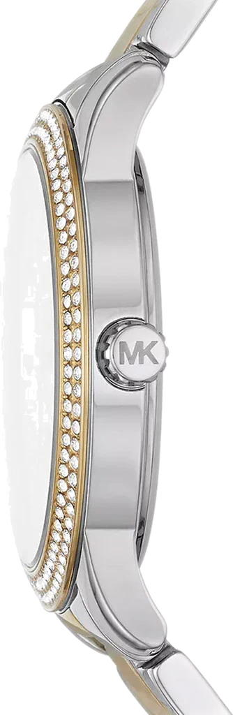 Michael Kors Oversized Tibby PavΓ© Two-Tone Watch MK6825