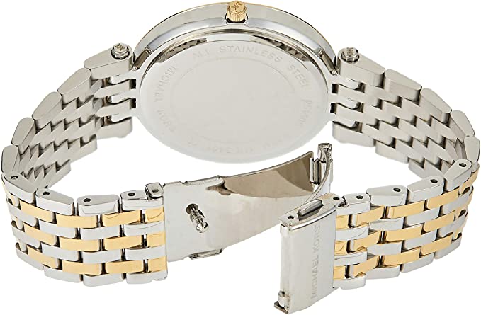 Michael Kors Two Tone Darci Blue Dial Womenβs Watch MK3401 - Watch