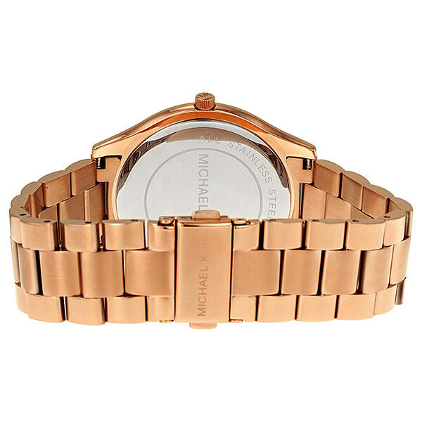 Michael Kors Vintage Classic Slim Runway Rose Gold-tone Ladies Watch MK3181 - The Watches Men & CO #3