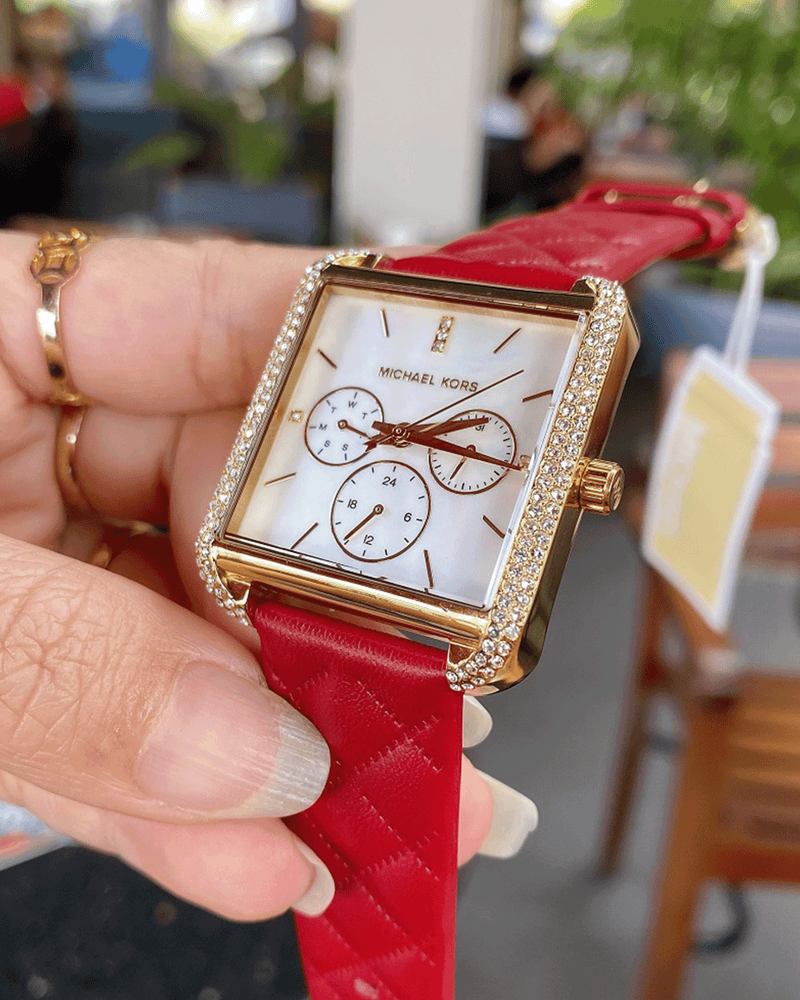 Michael Kors Women's Watch MK2770 32mm Red White mk2770 - Image 2