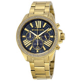 Michael Kors Wren Chronograph Blue Crystal Pave Ladies Watch MK6291 - Watches of Australia