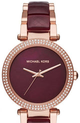 Michael Kors Parker Burgundy Women's Watch MK6412 - Watches of Australia #2