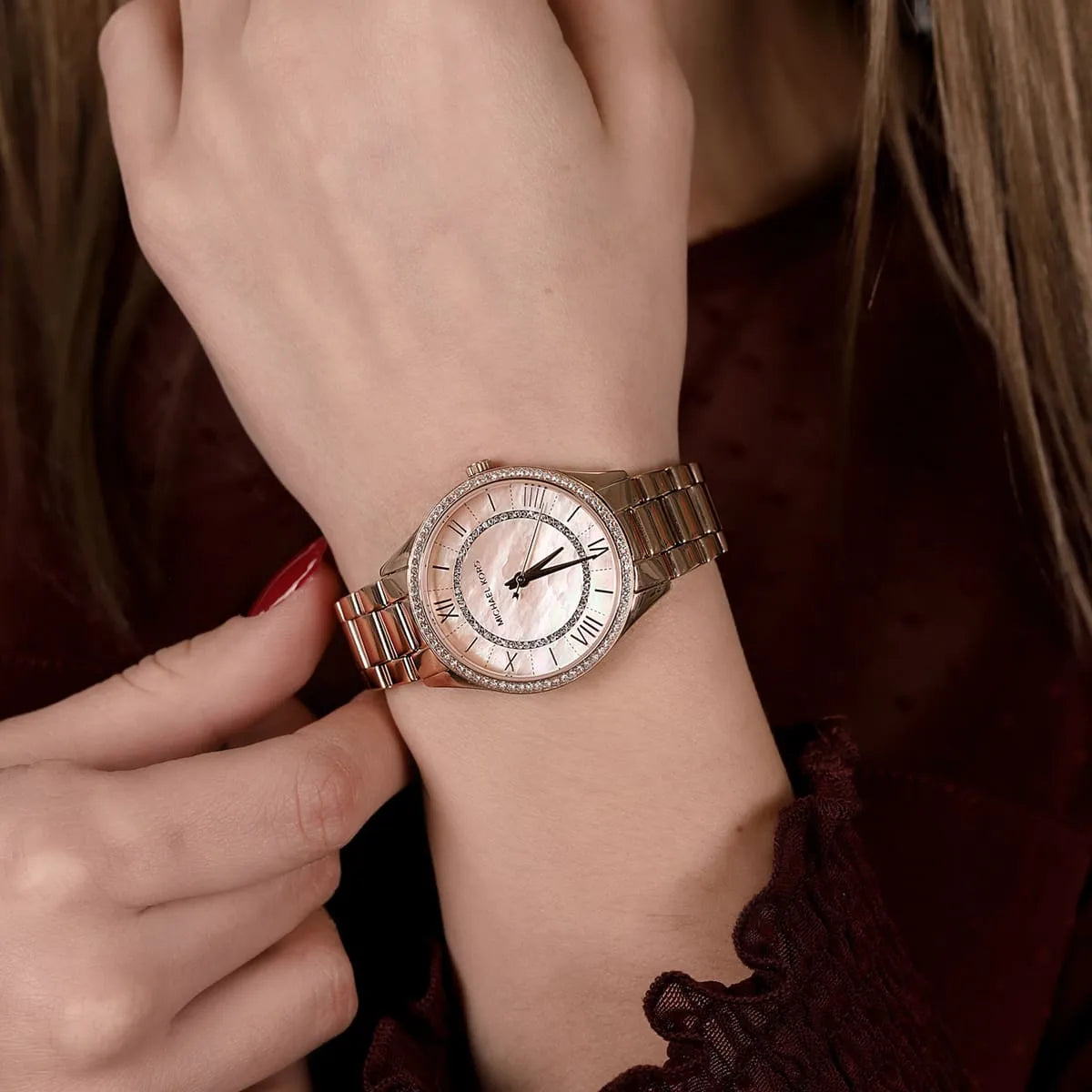 Michael Kors Lauryn Rose Gold Women's Watch - MK4491