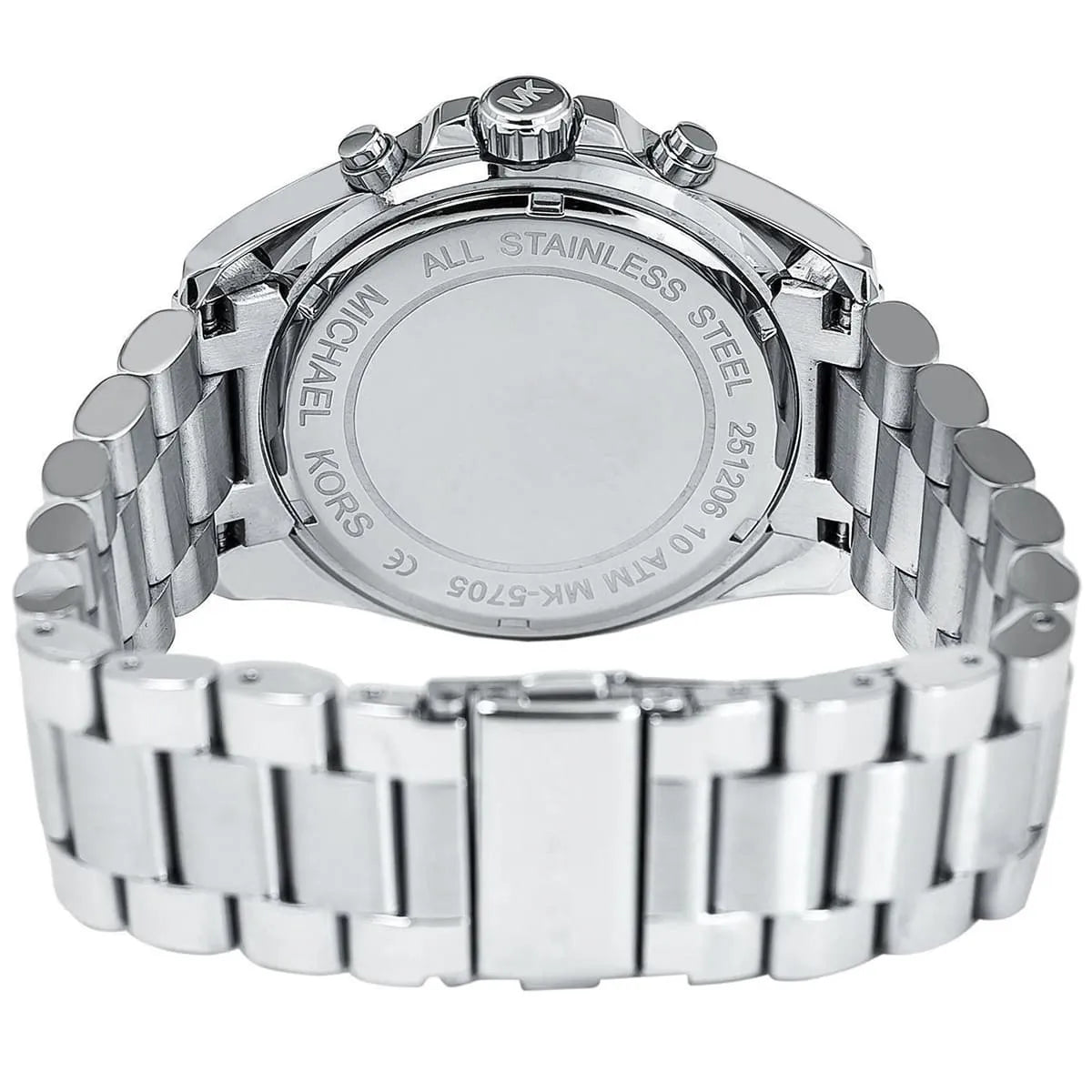 Michael Kors Bradshaw Chronograph Black Dial Silver Unisex Watch - MK5705