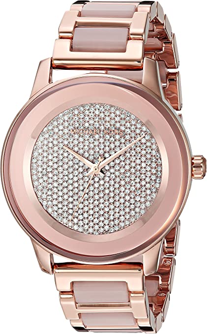 Michael Kors Kinsley Rose Gold and Acetate Women's Watch - MK6432