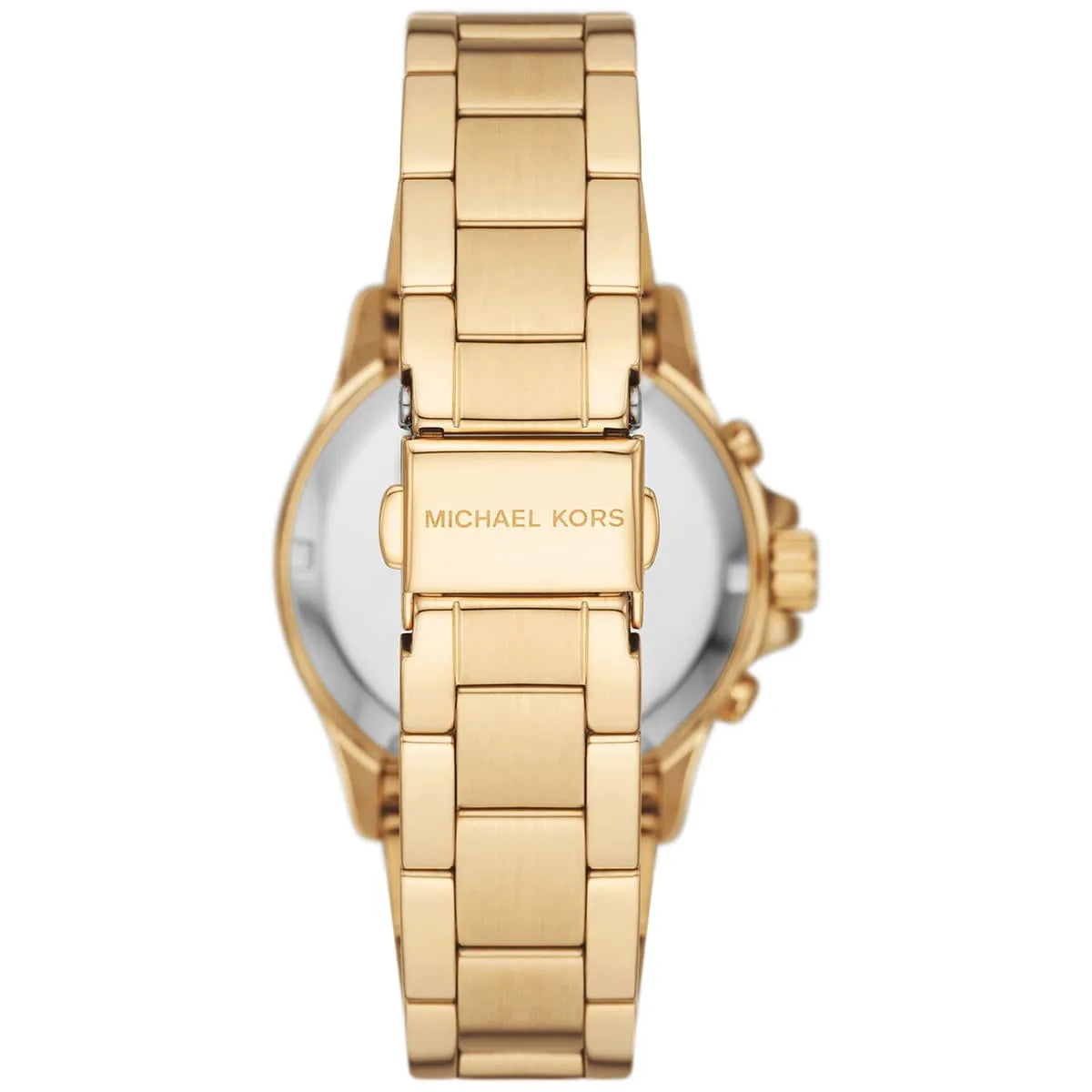 Michael Kors Everest Chronograph Silver Sunray Dial Gold Women's Watch - MK7212