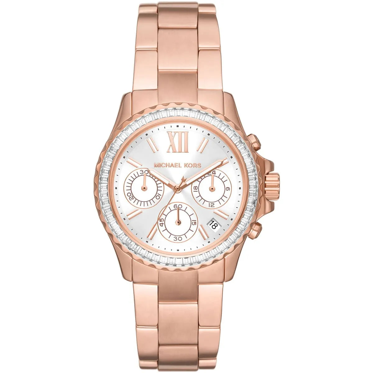 Michael Kors Everest Chronograph Rose Gold-Tone Women's Watch - MK7213