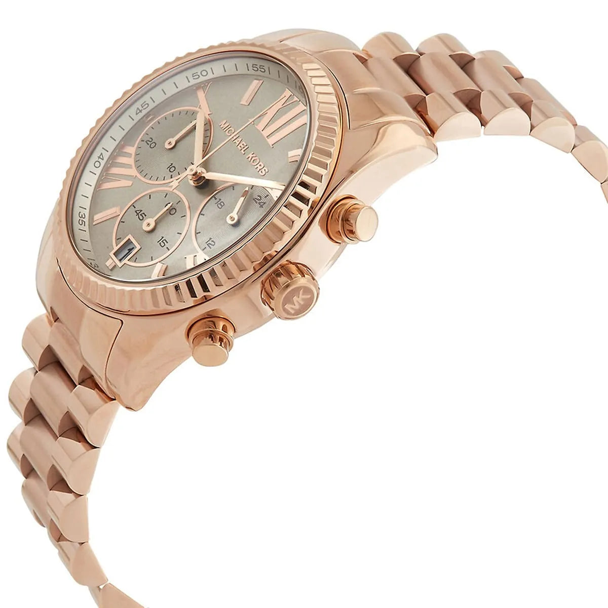 Michael Kors Lexington Chronograph Rose-gold Women's Watch - MK7217