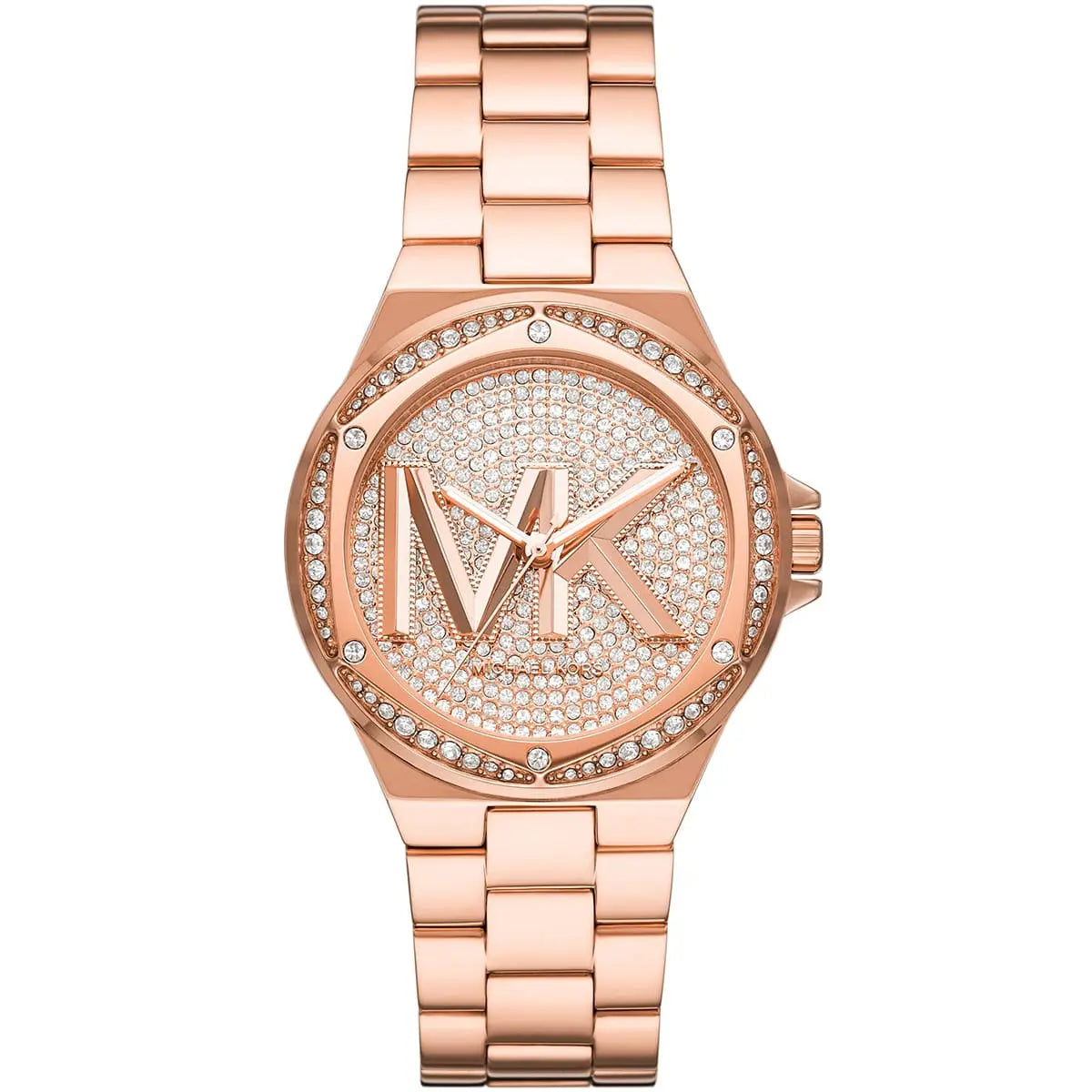 Michael Kors Lennox Three-Hand Rose Gold Women's Watch - MK7230