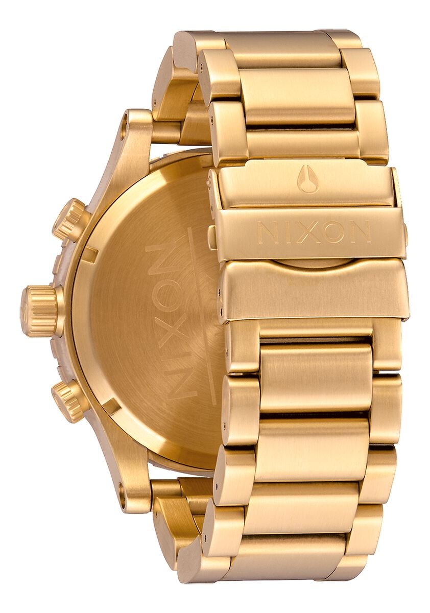 Nixon 51-30 Chrono Gold & Black Men's Watch A083-510 - The Watches Men & CO #3