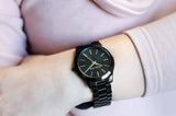 Michael Kors Slim Runway Black Ion-plated Unisex Watch MK3221 - Watches of Australia #5
