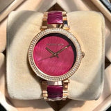 Michael Kors Parker Burgundy Women's Watch MK6412 - Watches of Australia #3