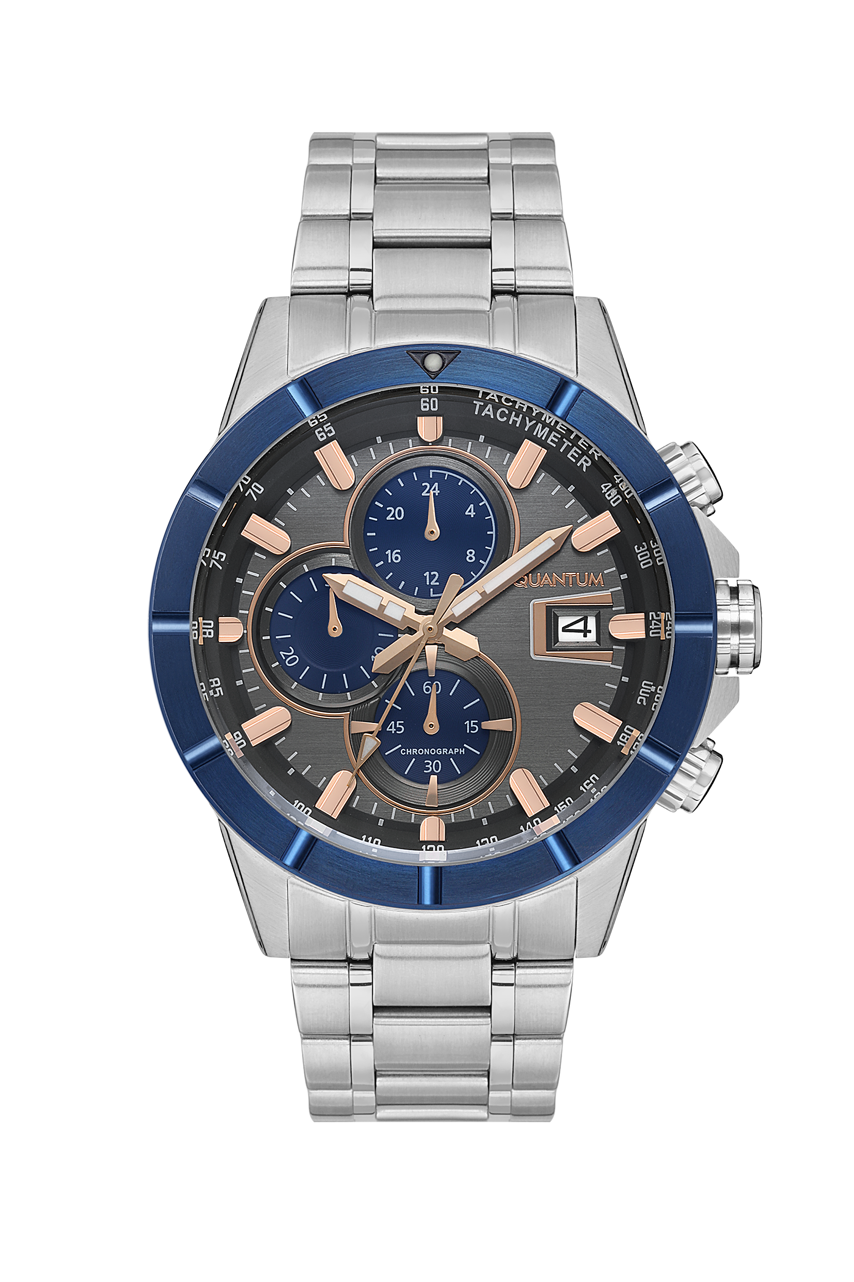 Quantum Men’s Grey Dial Chronograph Watch – HNG1067.360 - Watch