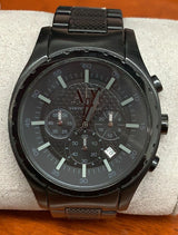 Armani Exchange Chronograph All Black Men's Watch AX1058 - Watches of Australia
