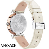 Versace Meander White Leather Strap Women's Watch VELW00120 - Watches of Australia #3