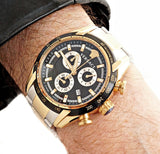 Versace V-Ray Chronograph Two-Tone Men's Watch VE2I00421 - Watches of Australia #3