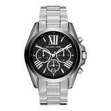 Michael Kors Bradshaw Chronograph Black Dial Silver Unisex Watch  MK5705 - Watches of Australia