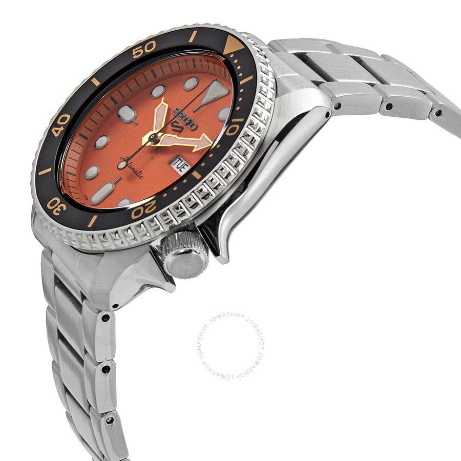 Seiko 5 Sports Automatic Orange Dial Men's Watch SRPD59K1