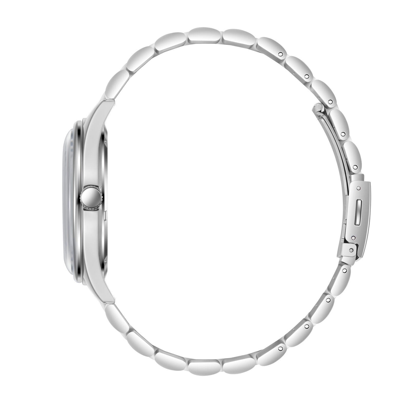 Slazenger Heritage silver metal bracelet with solid links and clasp