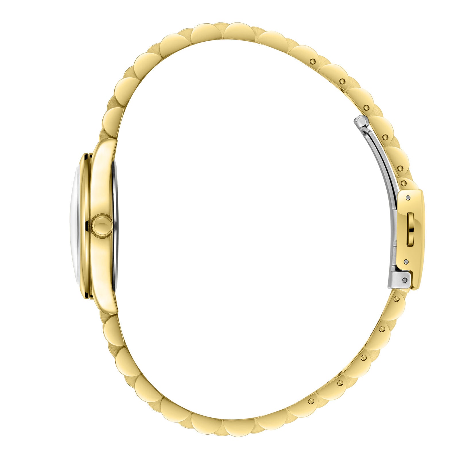 Slazenger gold-tone metal link bracelet with clasp closure