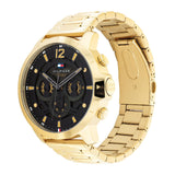 Tommy Hilfiger Gold Steel Black Dial Men's Watch 1710511 - Watches of Australia #2