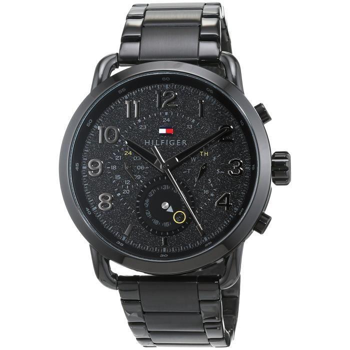 Tommy Hilfiger Chronograph Black Dial Men's Watch 1791423 - The Watches Men & CO