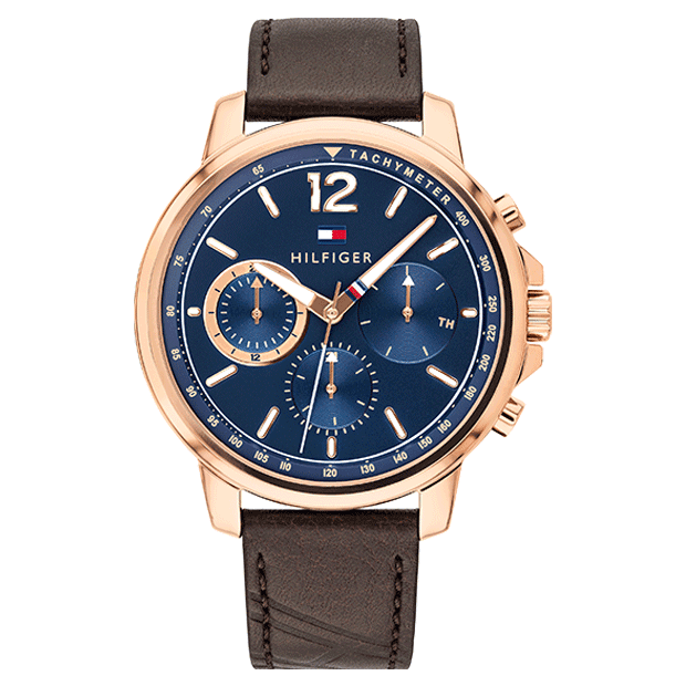 Tommy Hilfiger Chronograph Blue Dial Men's Watch 1791532 - The Watches Men & CO