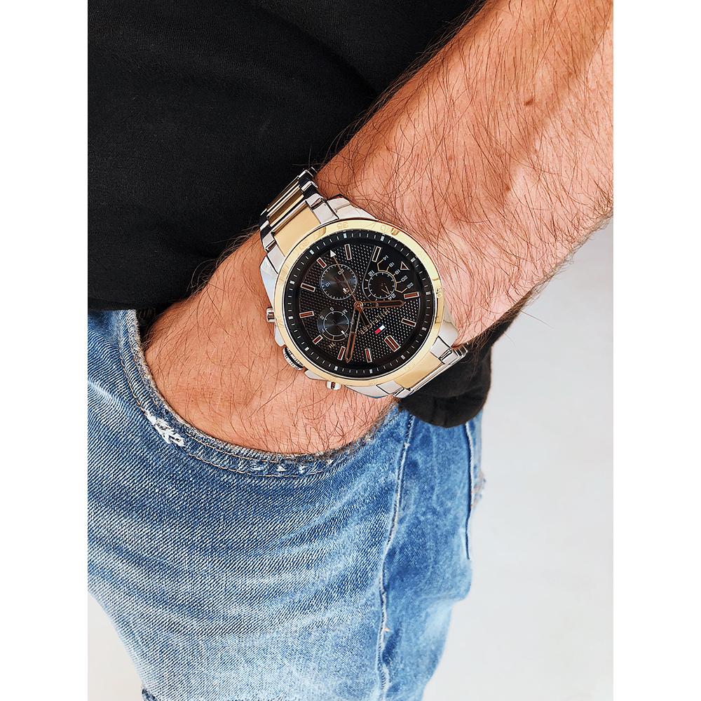 Tommy Hilfiger Dual-Tone Steel Men's Watch 1791559 - The Watches Men & CO #3
