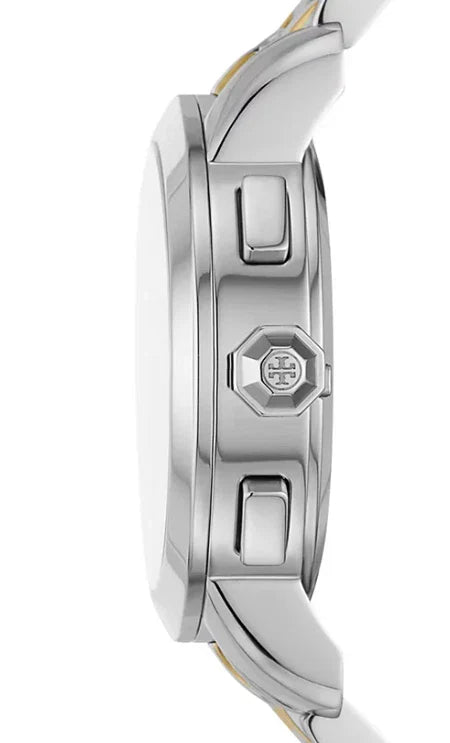 Tory Burch Chronograph Two-Tone Bracelet Women's Watch TBW1052