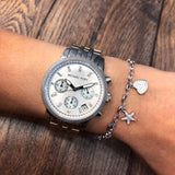 Michael Kors Jet Set Chronograph Mother of Pearl Dial Ladies Watch MK5020 - Watches of Australia #3