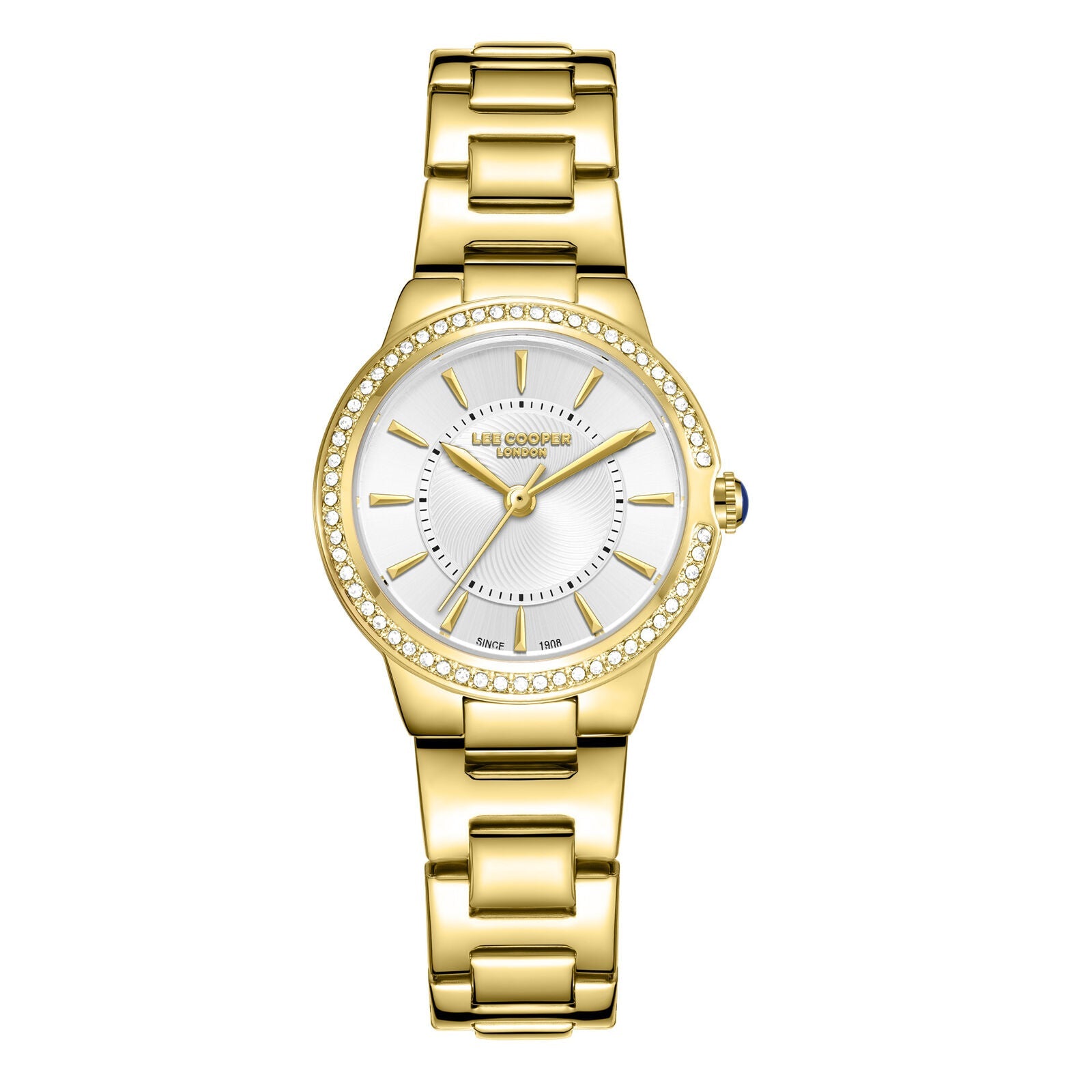 Lee Cooper Mélodie Silver Dial Gold Watch - LC08295.130