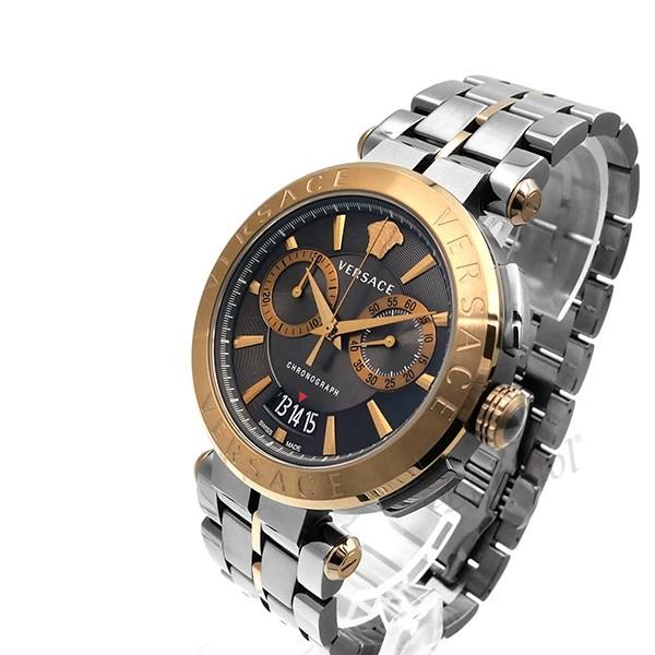 Versace Aion Silver Stainless Steel Menβs Watch VBR050017 - Watch