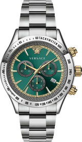 Versace Classic Chronograph Green Dial Men's Watch  VEV700721 - Watches of Australia