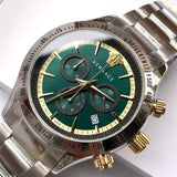 Versace Classic Chronograph Green Dial Men's Watch - VEV700721