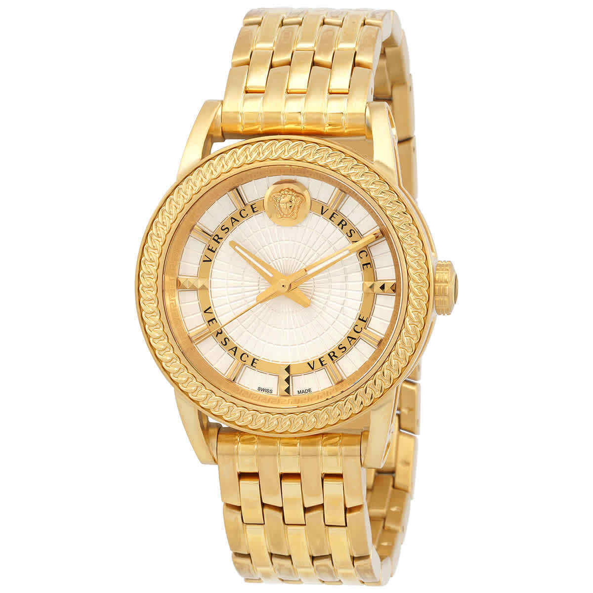 Versace Code Quartz Silver Dial Men’s Watch VEPO00420 - Watch