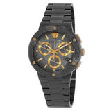 Versace Greca Logo Chronograph Quartz Grey Dial Men's Watch VEZ900521 - Watches of Australia